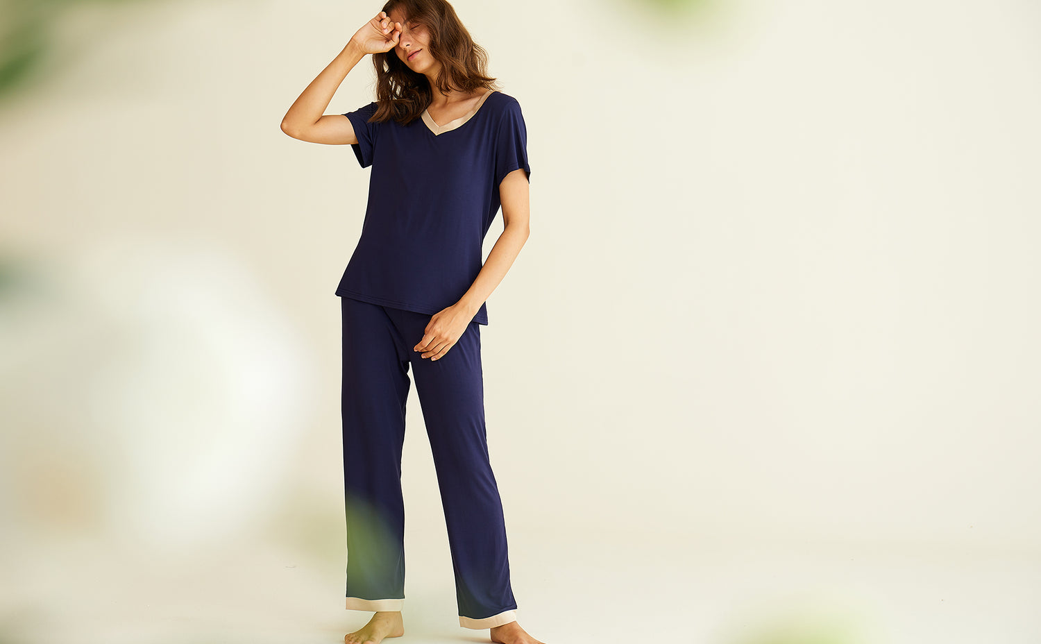 New Women's Pajamas Fashion Luxury Letter Jacquard Lattice