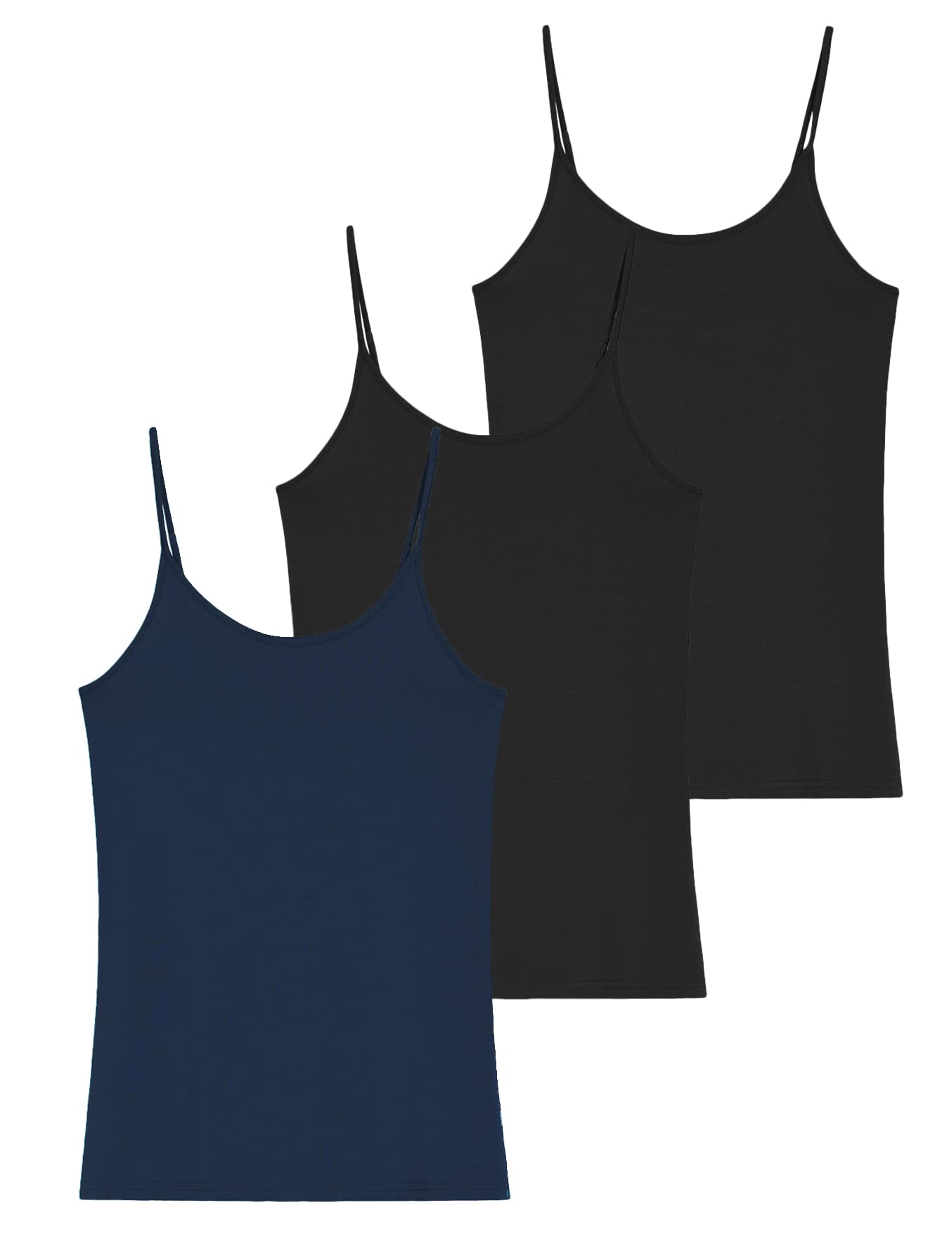 2pack Bamboo women tank tops 2021 new Women's Camisole adjustable