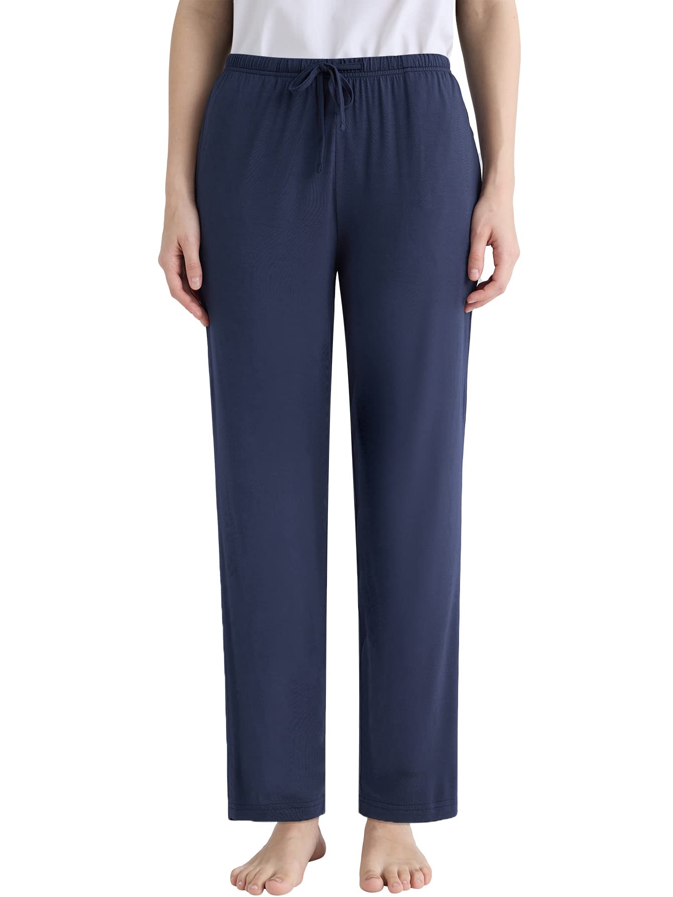 Women's Petite Soft Viscose Pajama Pants with Pockets - Latuza