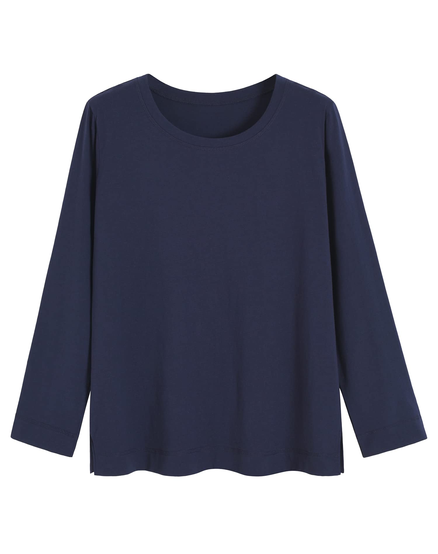 Clea Bamboo Long Sleeve Sleep Shirt | Slate Blue