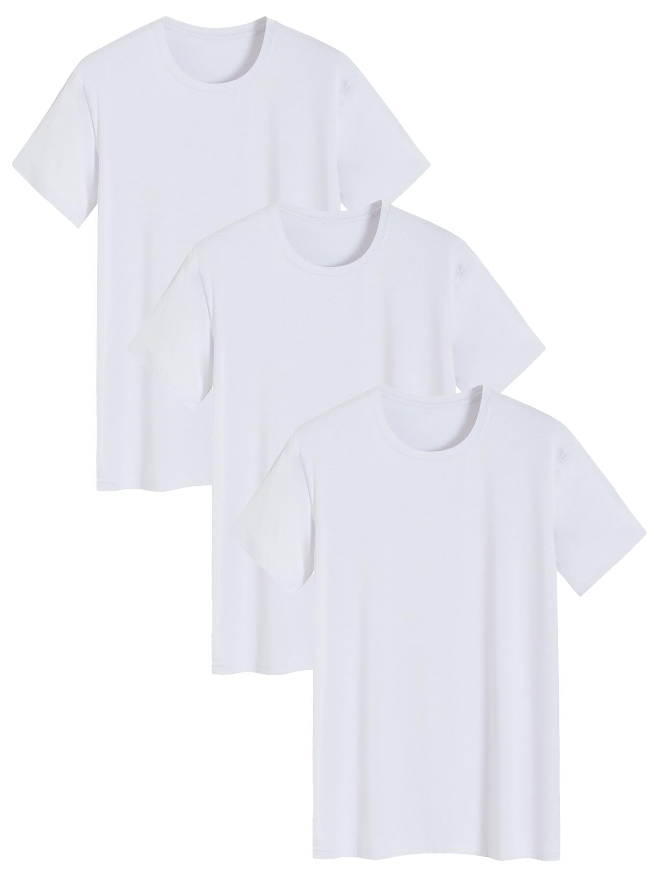 Men's Soft Viscose Cooling Undershirt for Tall Men - Latuza