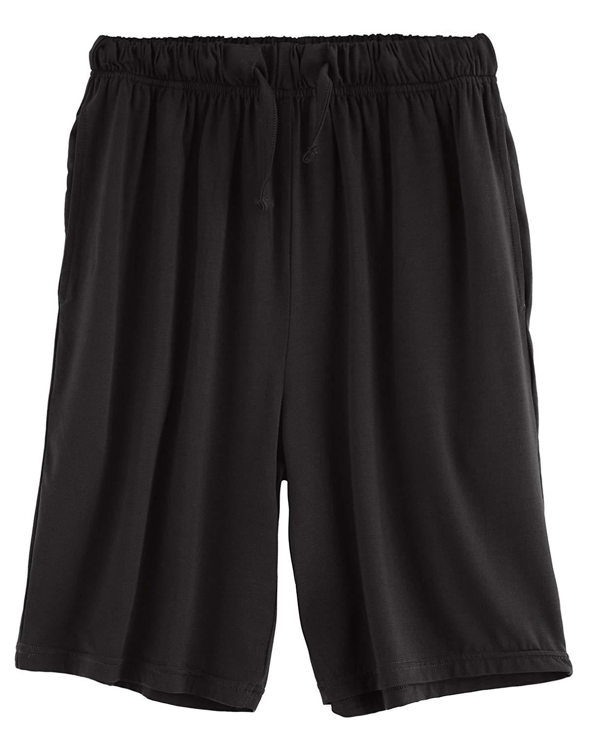 Men s Bamboo Sleep Shorts Loose Lounge Shorts Latuza