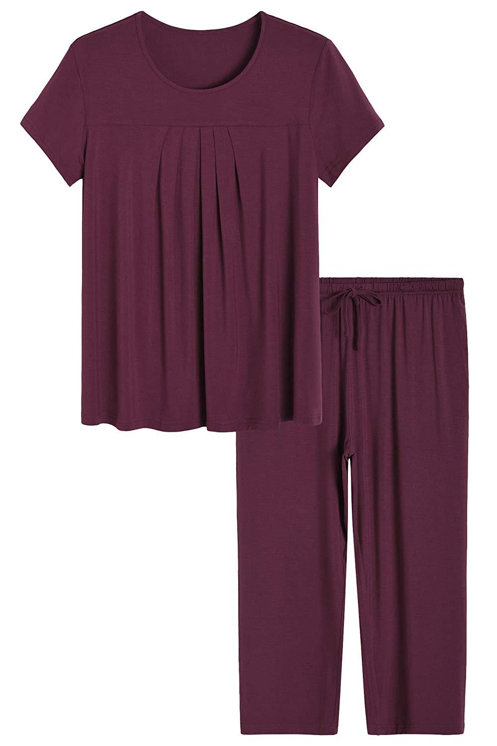 Bamboo outlet capri pajamas