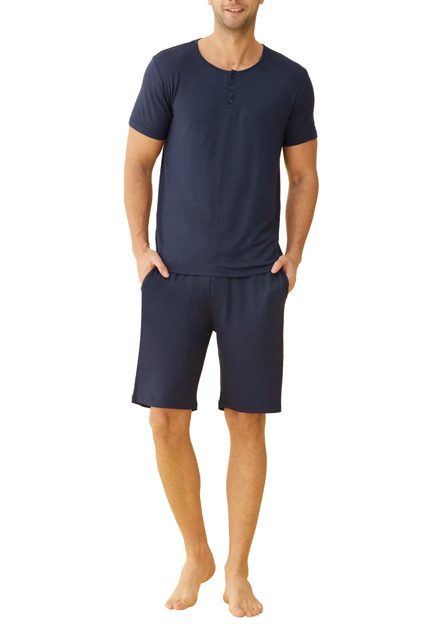 Mens short best sale set pyjamas