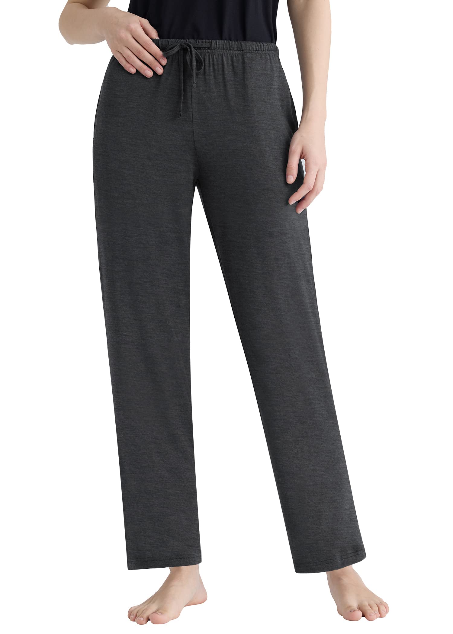 Women s Petite Soft Viscose Pajama Pants with Pockets Latuza