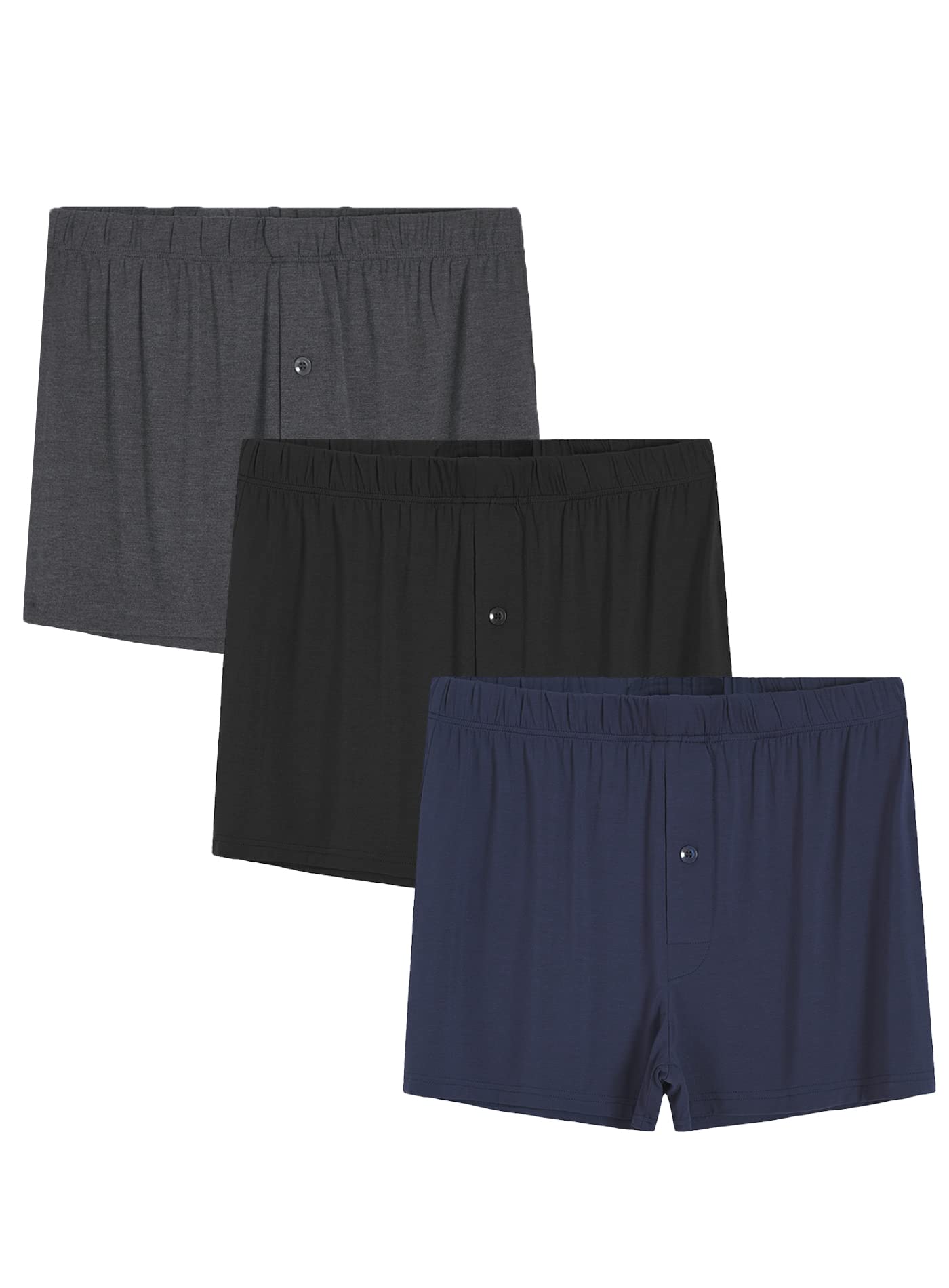 Men's Bamboo Viscose Underwear Boxer Shorts Trunk Briefs 3 Pack – Latuza