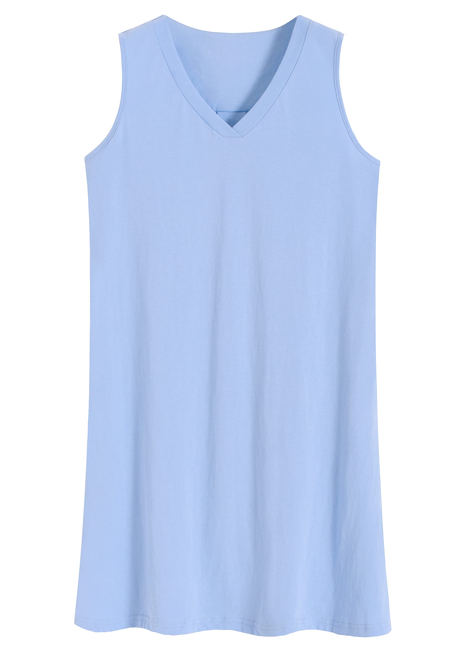 Soft cotton best sale sleeveless nightgown