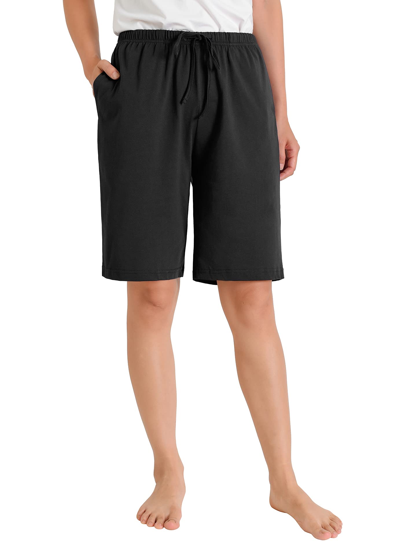 Women's cotton bermuda sleep shorts new arrivals