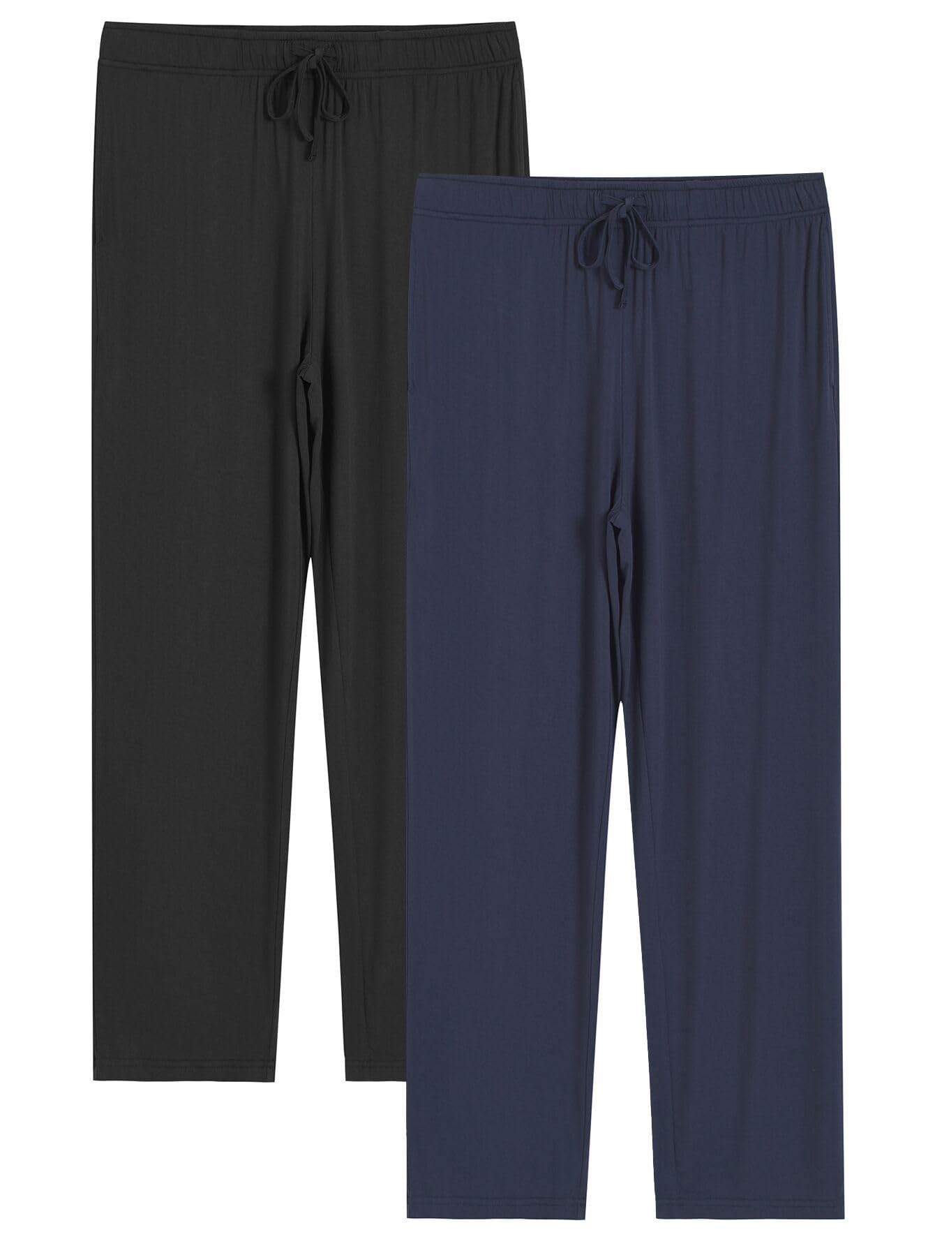 Men's Viscose Pajama Pants Soft Lounge Pants with Pockets - Latuza