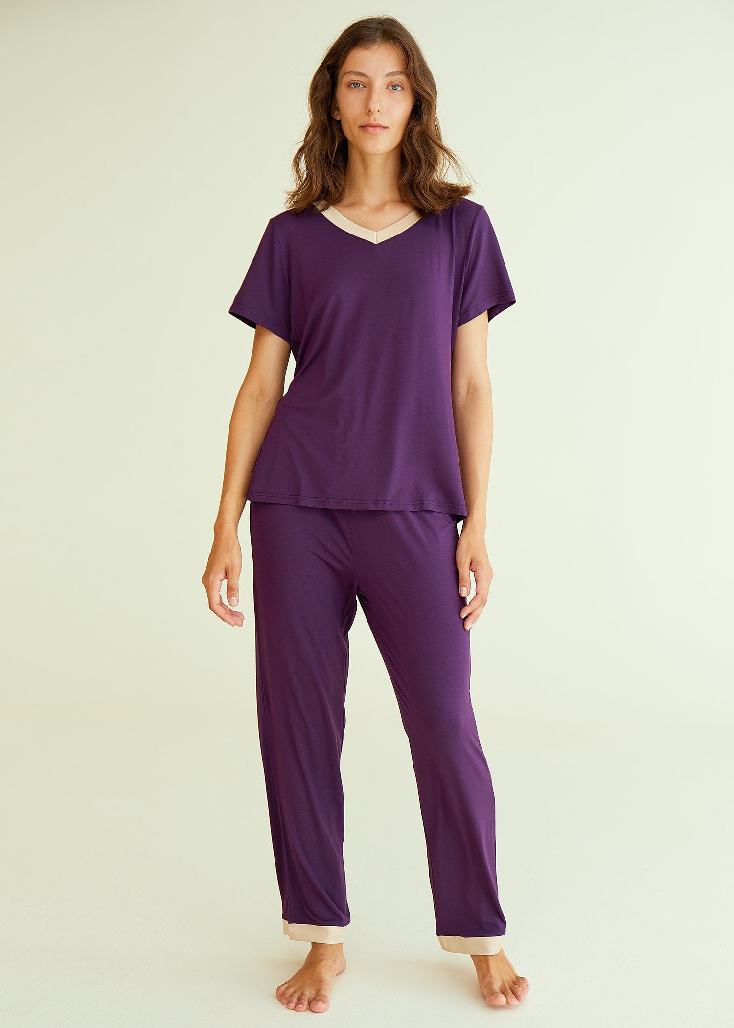 Purple sleepwear discount