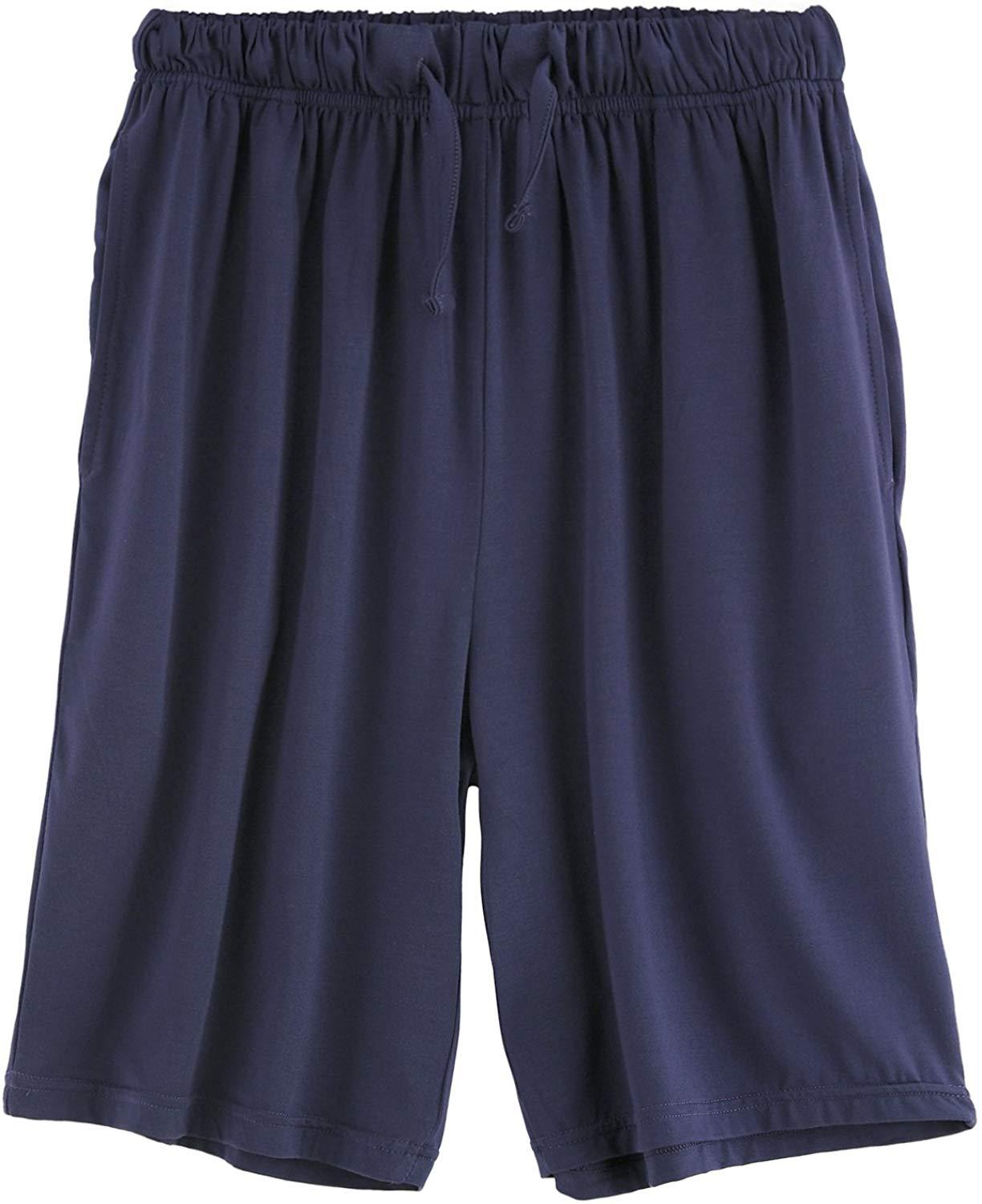 Mens bamboo sleep online shorts