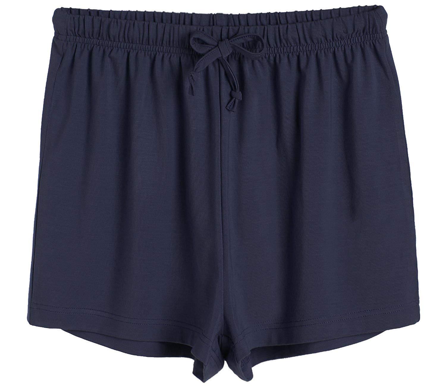 WiWi Bamboo Viscose Pajama Shorts for Women Soft Sleep Boxers Elastic Waist  Lounge Short Bottoms Pj Boxer Sleepwear S-XXL : : Clothing, Shoes