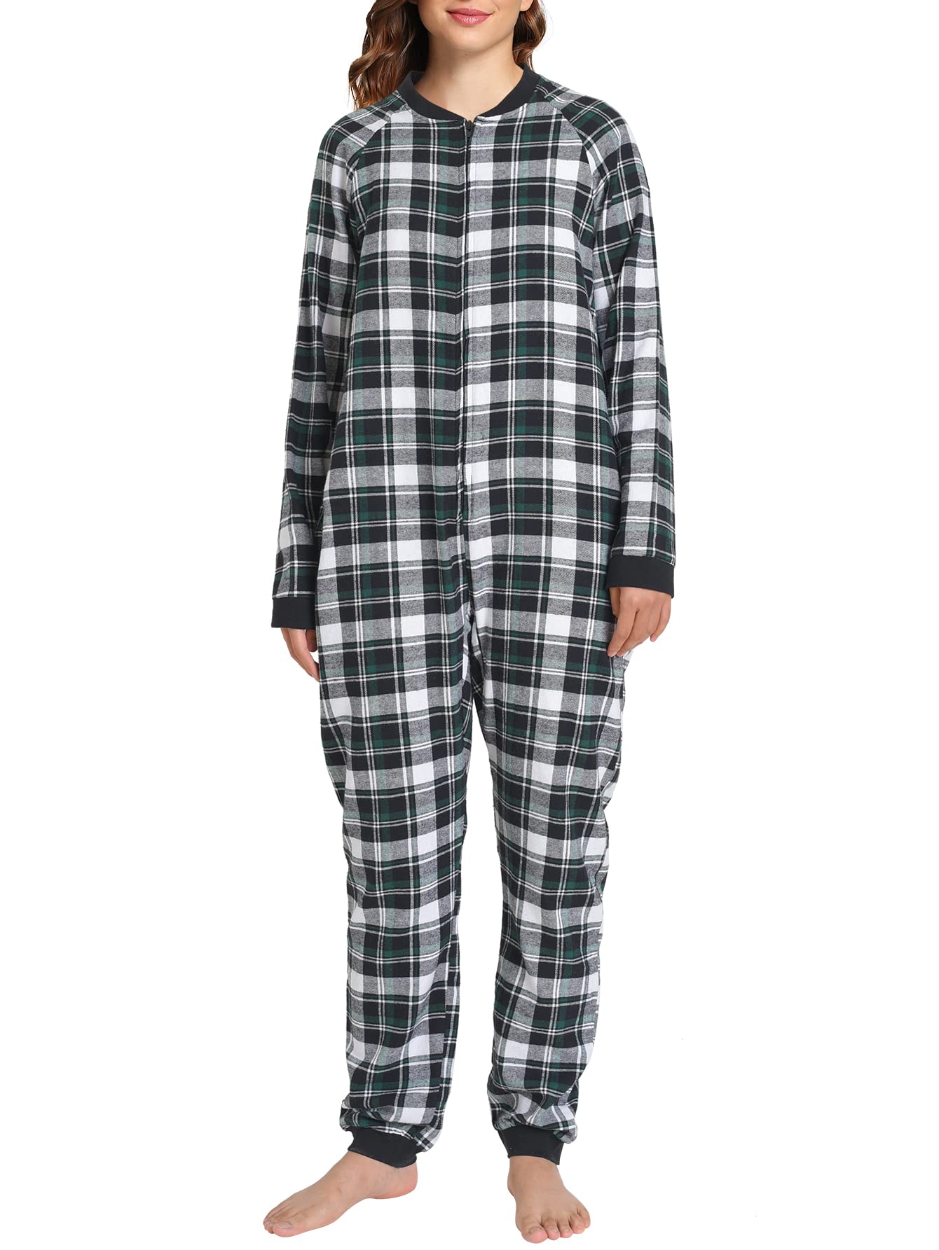 Flannel on sale onesie womens