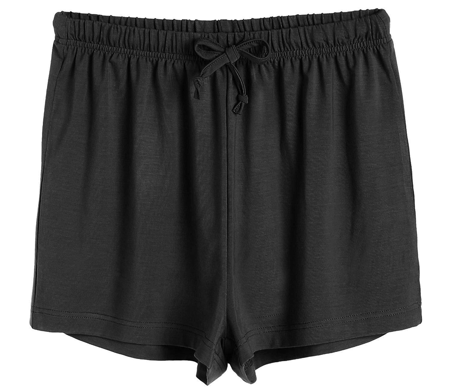 YWDJ Plus Size Underwear for Women Women Letter Print Boxer Shorts Sports  Comfortable Shorts Pajamas Underpant Black XL 