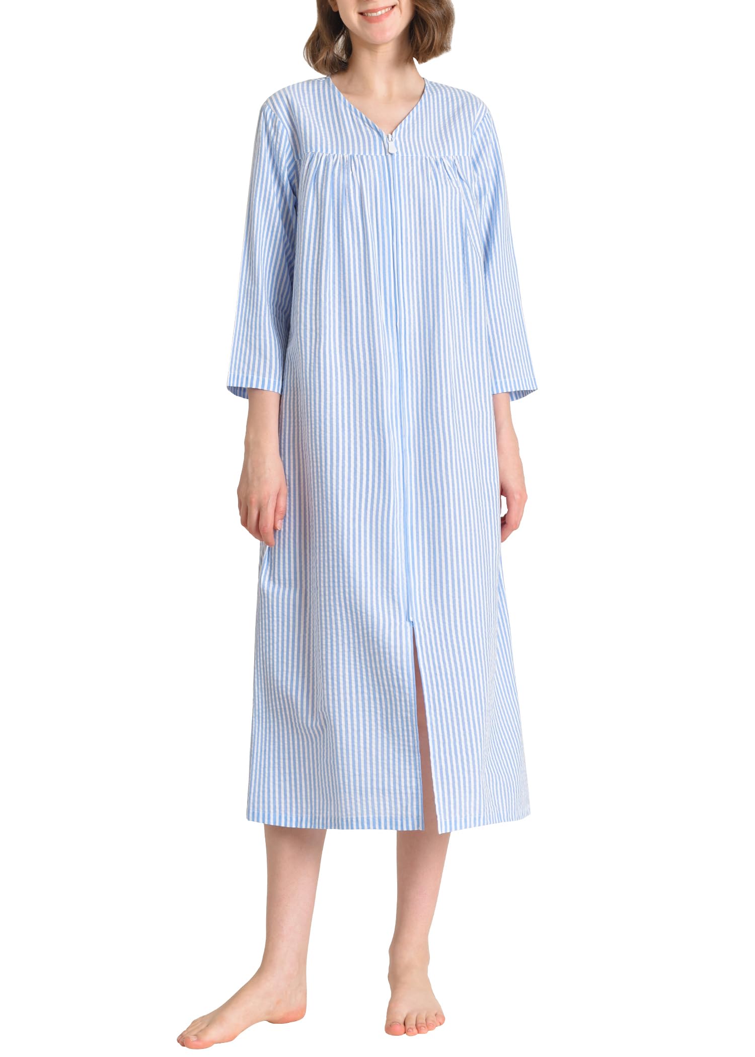 Fashion cotton duster housecoat