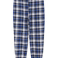 Men's Cotton Flannel Pajama Pants Plaid Jogger Lounge Pants with Pocke - Latuza