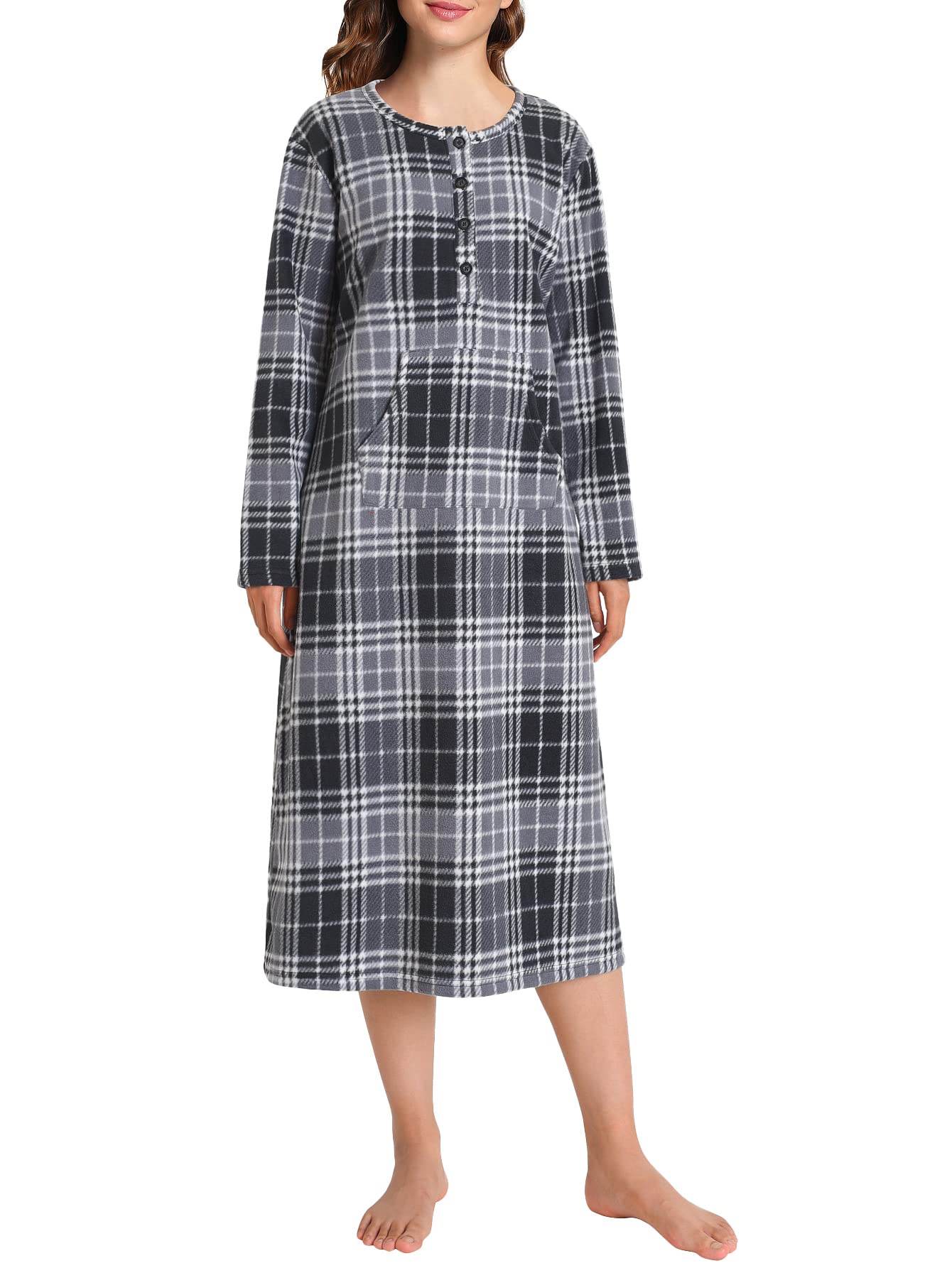 Fleece discount sleep dress