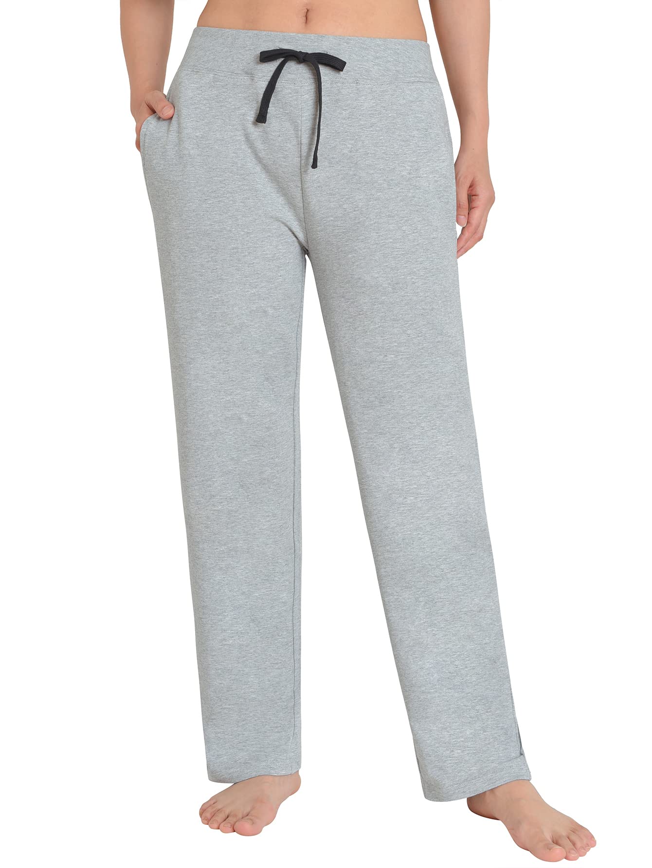 Cotton lounge pants ladies sale