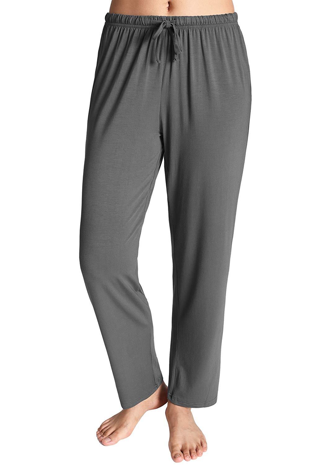 GYS Women's Bamboo Sleep Pants, Small, Dark Grey : : Clothing,  Shoes & Accessories