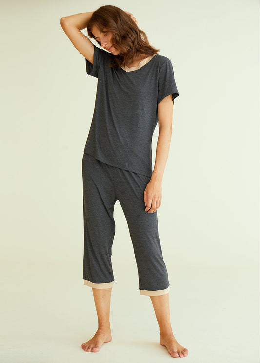 NEW Womens Nightgown or Pajamas set tank top/capri pants Size