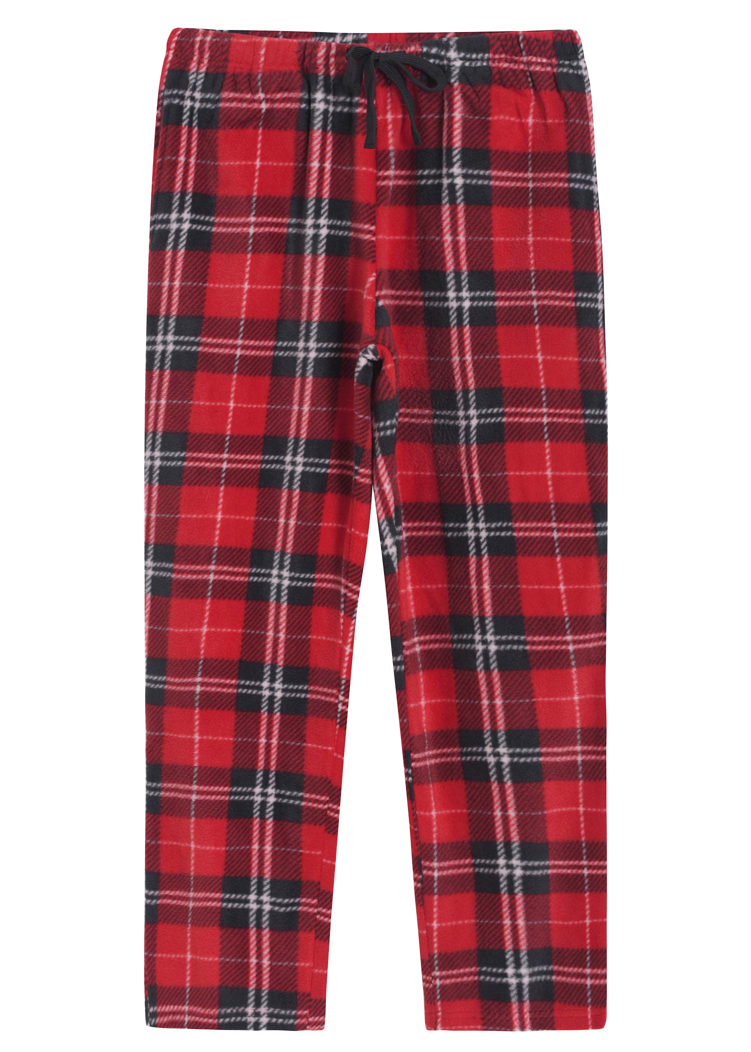 Black And Red Checked Fleece Pyjama Pants