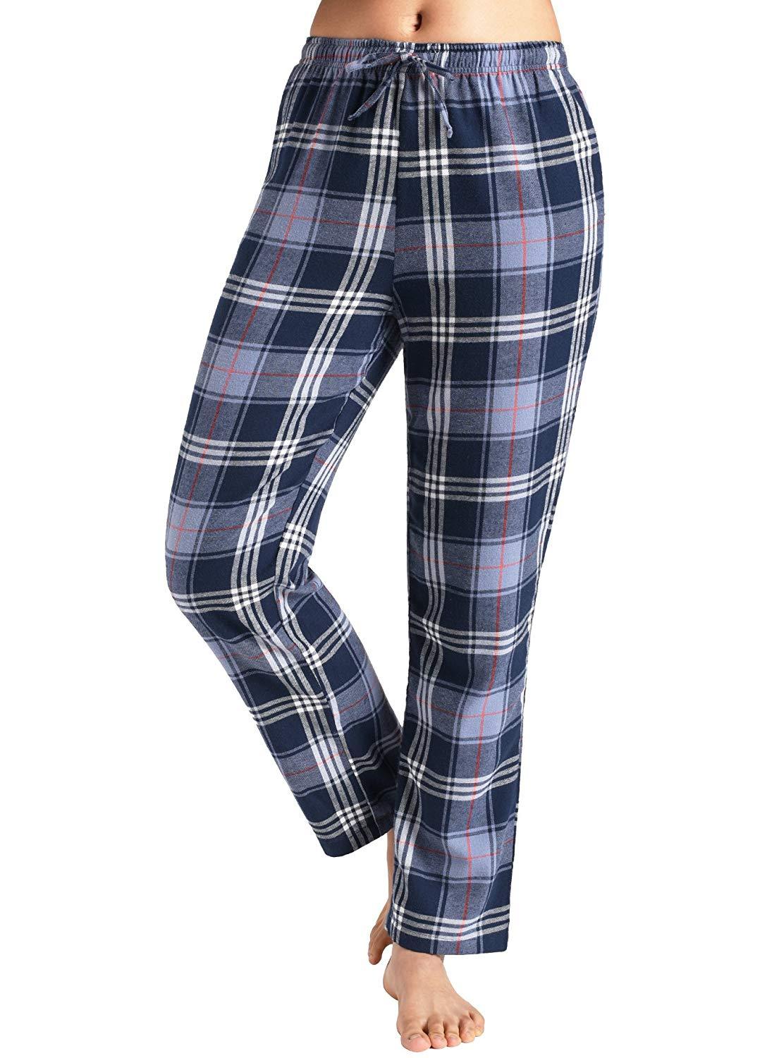 Cotton Printed Night Pants For Women - Blue at Rs 550.00