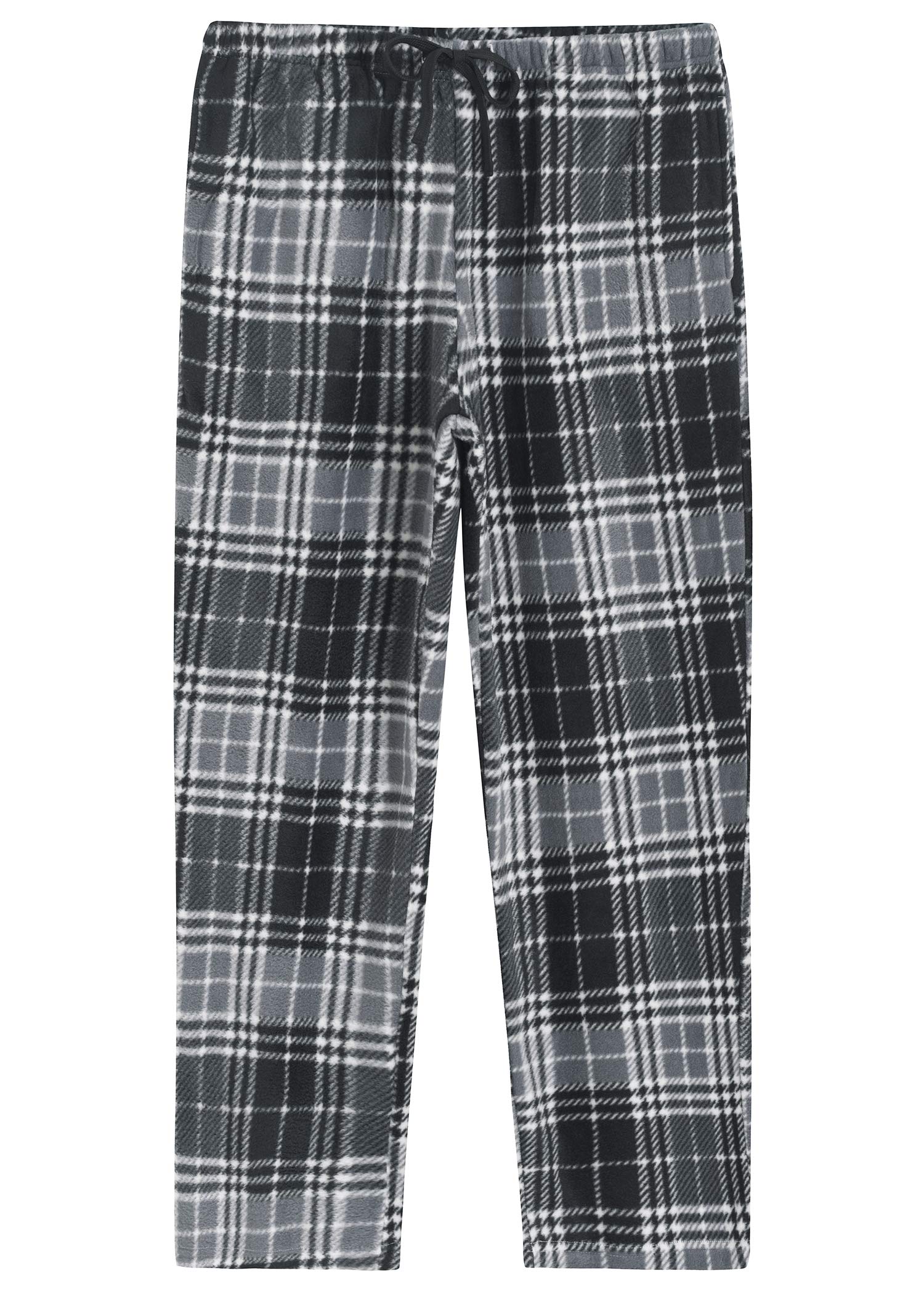 Women s Fleece Plaid Pajama Pants with Pockets Latuza