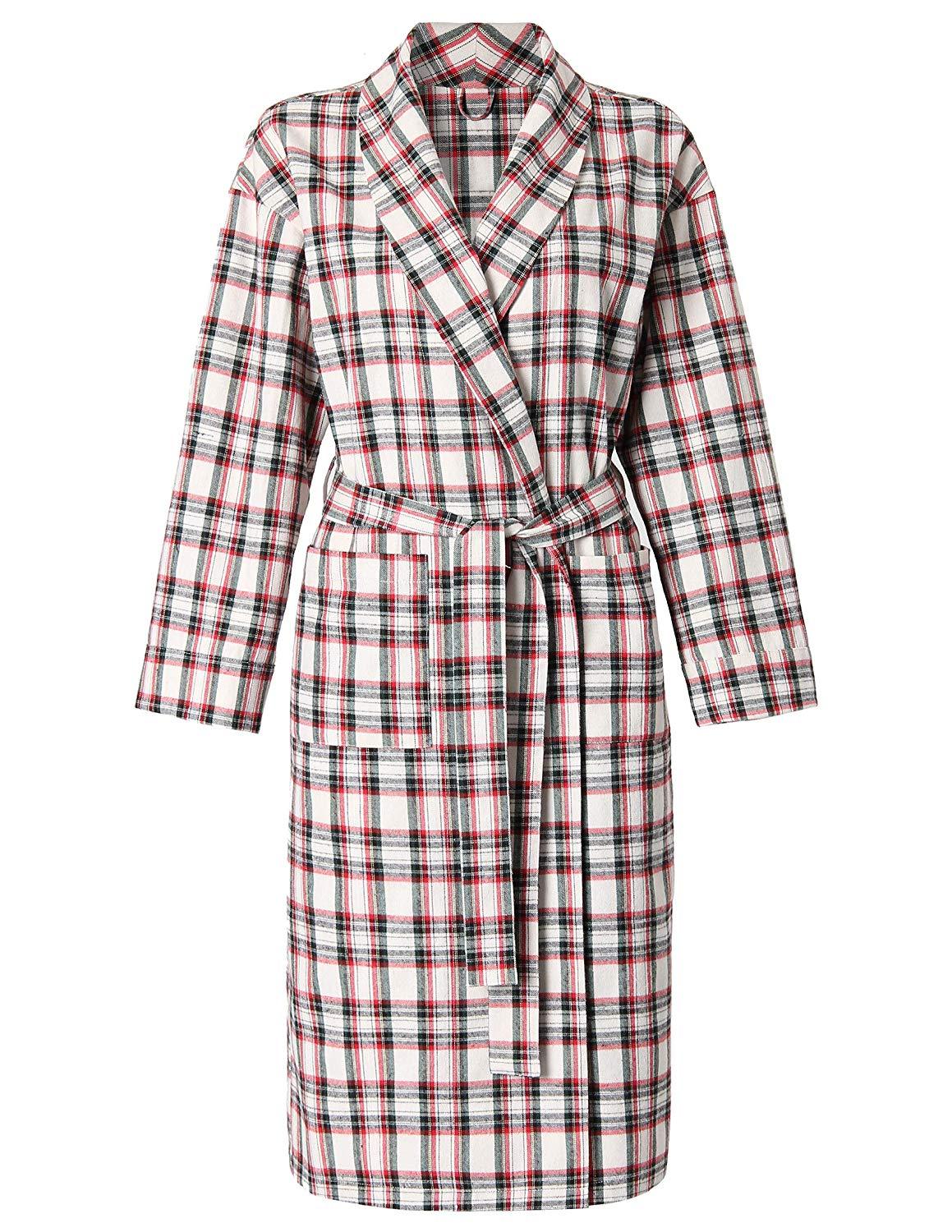 Cotton flannel dressing gown hotsell