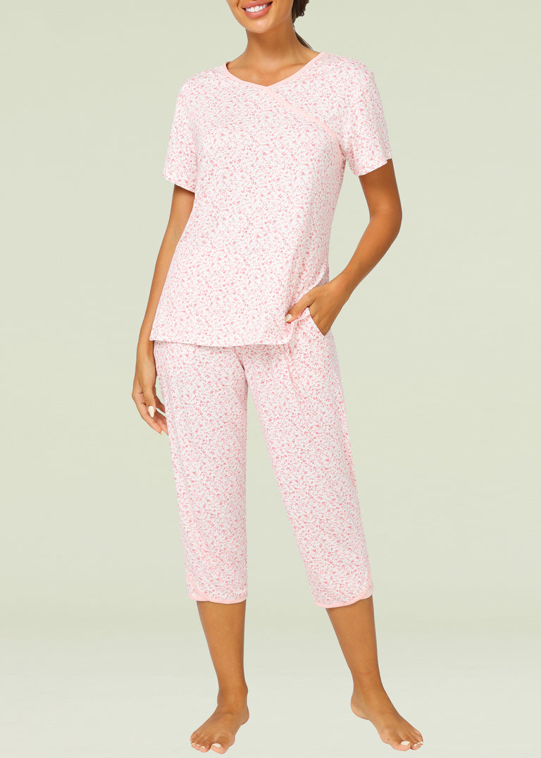 Women's Capri Pajama Sets, Capri Pajama Pants, Plus Size Available