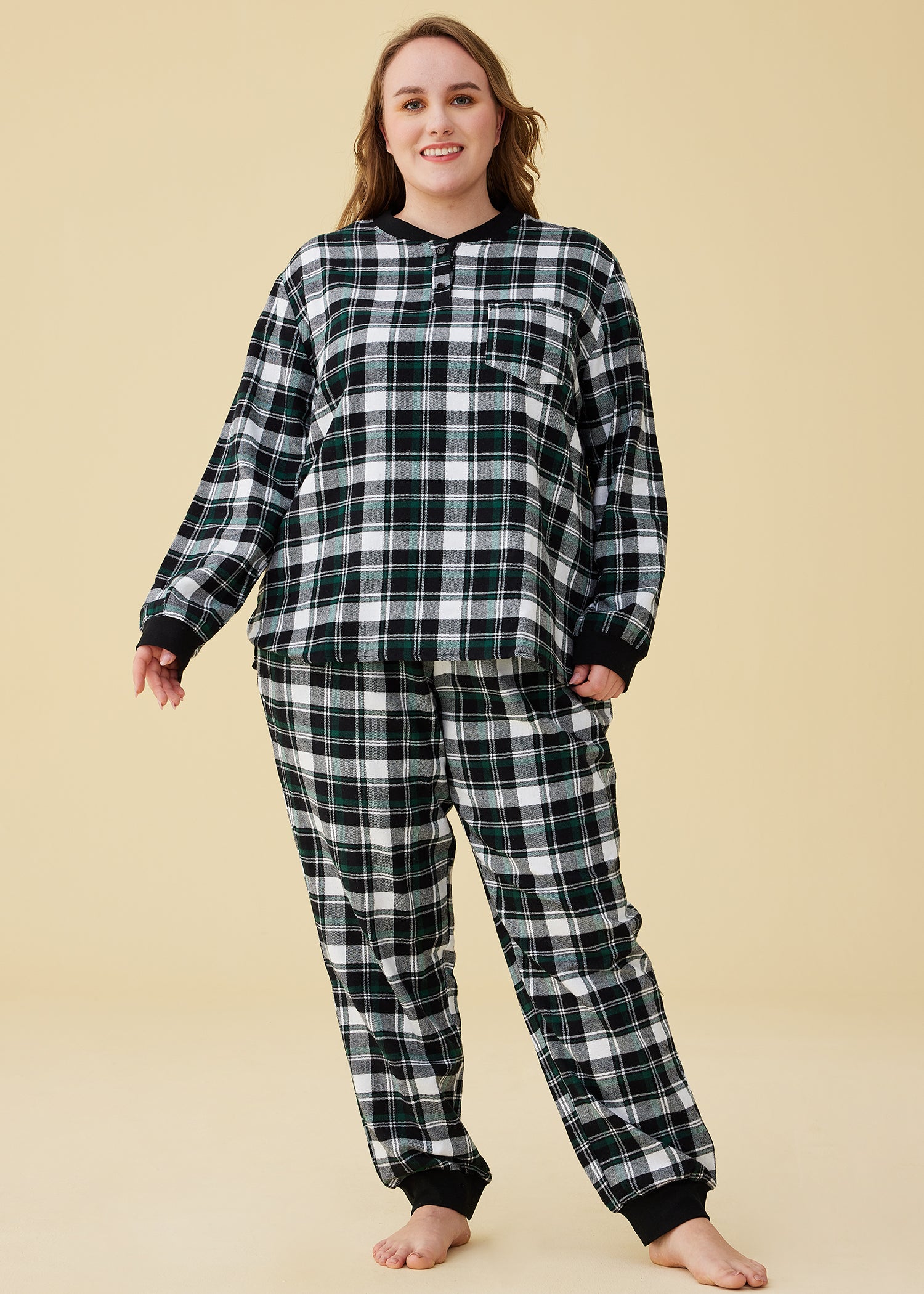 BELLA FLANNEL JOGGER – Nica's Clothing & Accessories