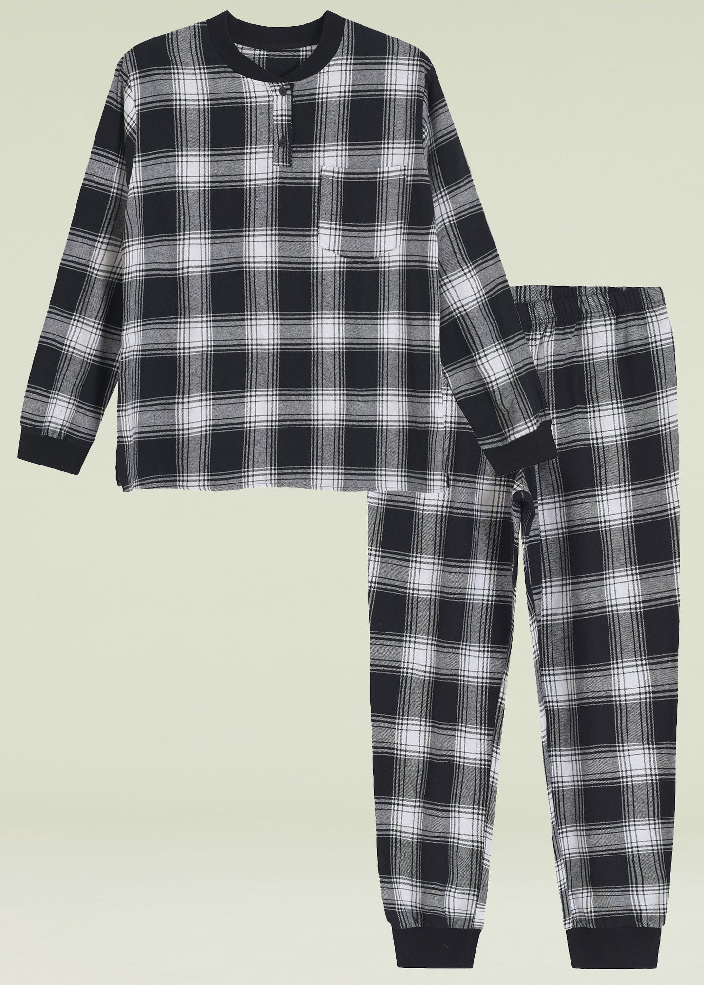 Xiaoxuemeng Womens Fleece Pajama Set Flannel Pullover Top Jogger Pants PJ  Sets Fluffy Loungewear Sleepwear (Grey-M) at  Women's Clothing store