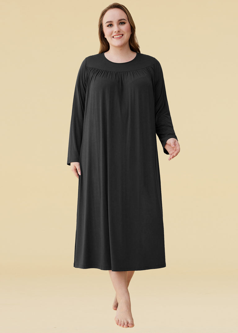 Women's Bamboo Viscose Slip Sleep Dress Sleeveless Nightgown