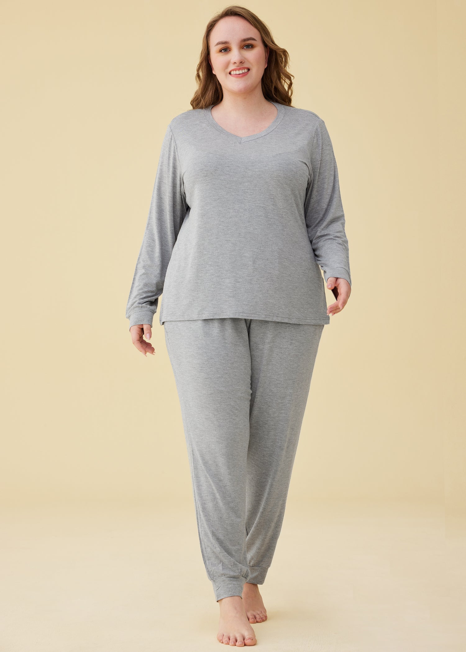 Women's plus size online bamboo pajamas