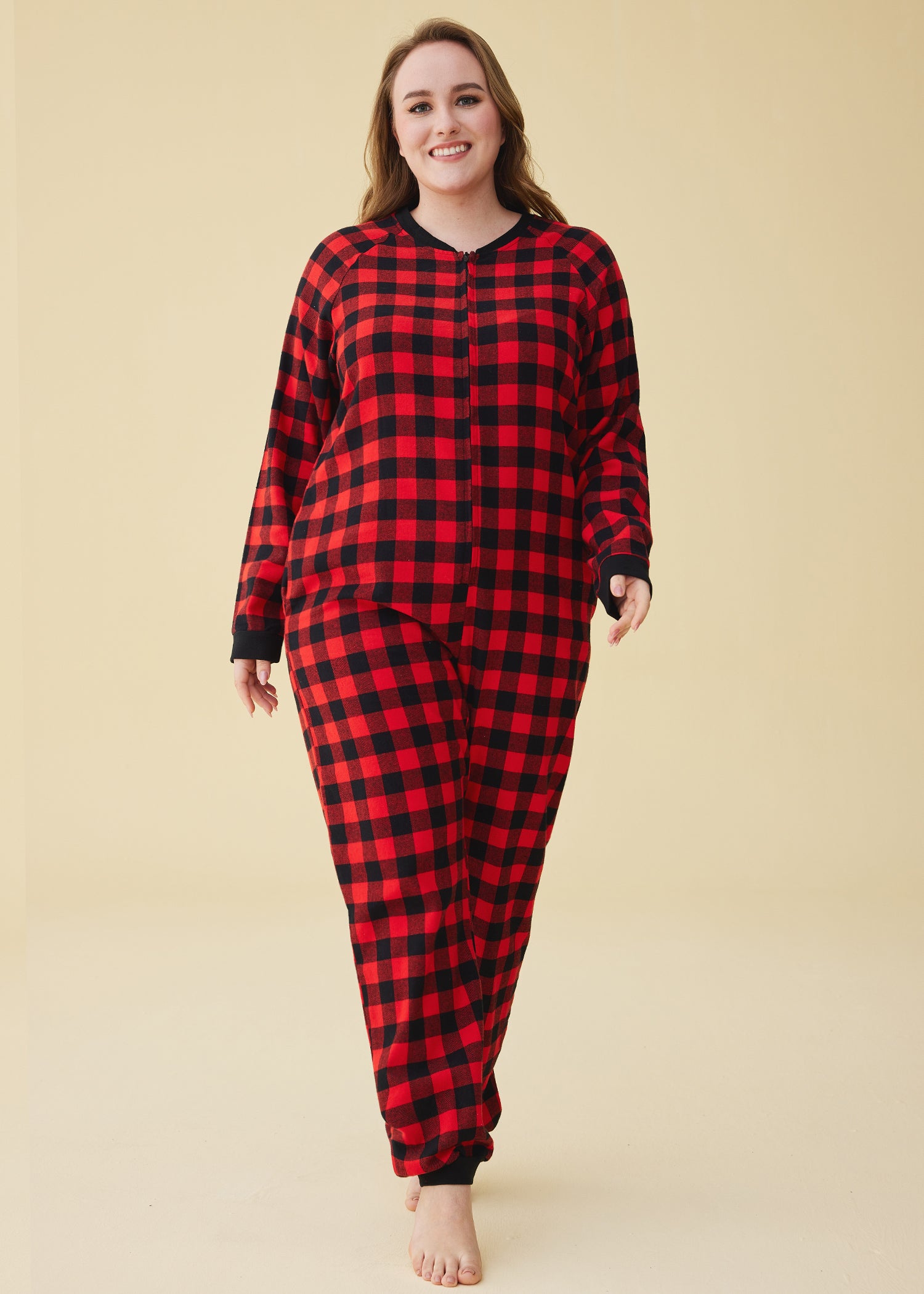 Plaid pajamas plus discount size